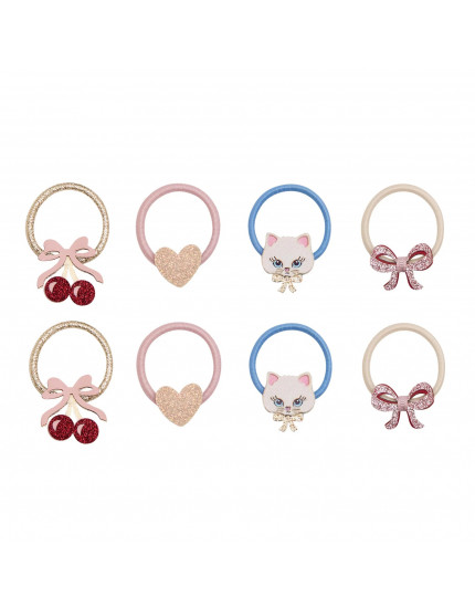Kittybow Mini Hair Ties Pastels One Size