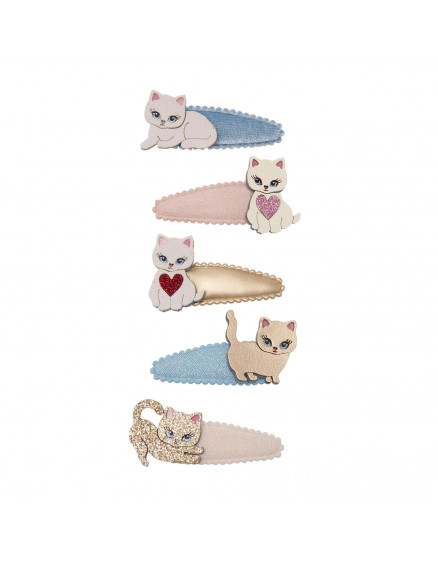 5 х Заколки Cutey Kitten Mini Pastels
