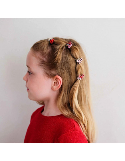 8 х Резинки Cutesy Bow Mini Red 2