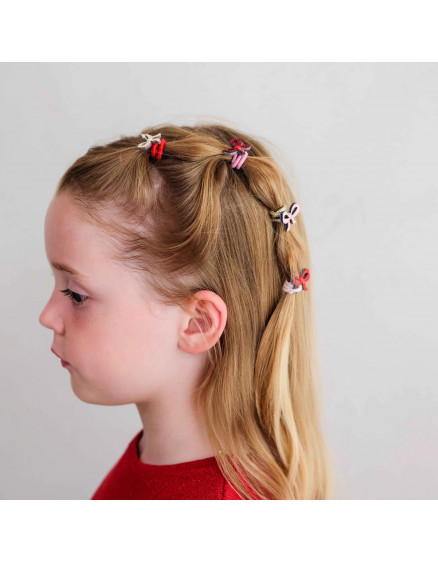 8 х Резинки Cutesy Bow Mini Red 3