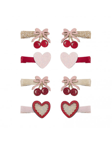 8 х Заколки Fancy Cherries Salon Pink