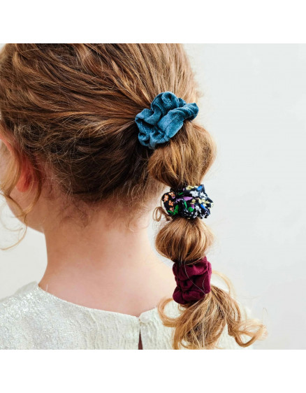 Assorted Skinny Scrunchies Dark 2