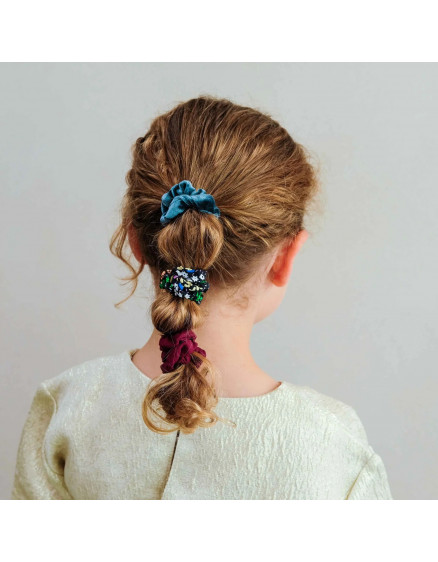 Assorted Skinny Scrunchies Dark 3