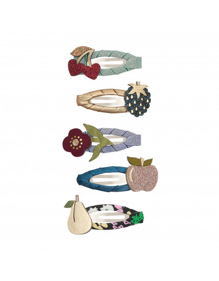Winter Fruits Mini Hair Clips Multi