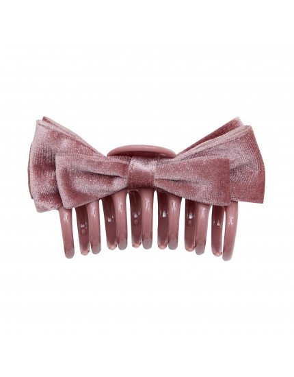 Заколка Velvet Bow Giant Pink