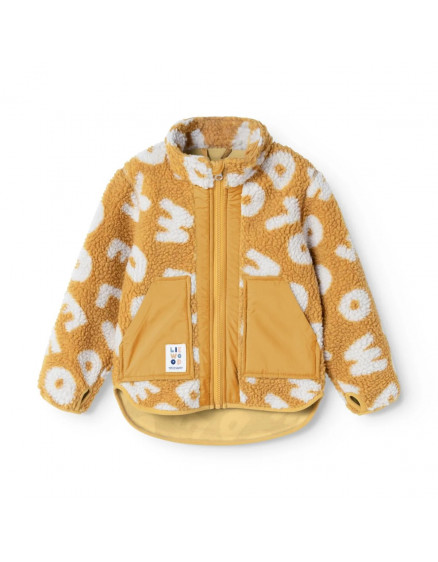 Noam Pile Jacket Letters Yuzu