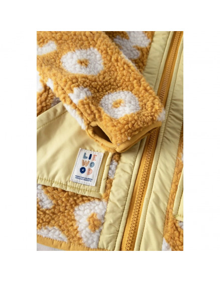 Noam Pile Jacket Letters Yuzu 4