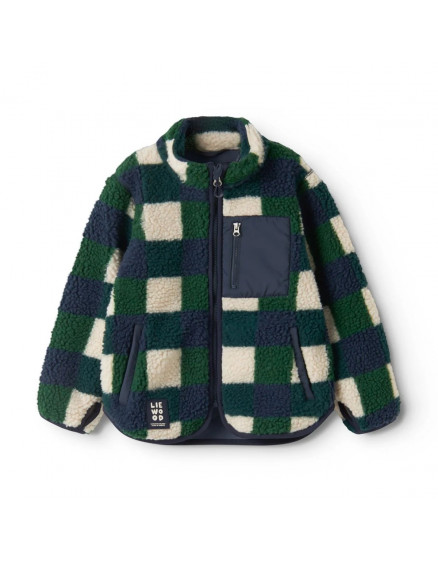 Nolan Pile Jacket Mega Check garden
