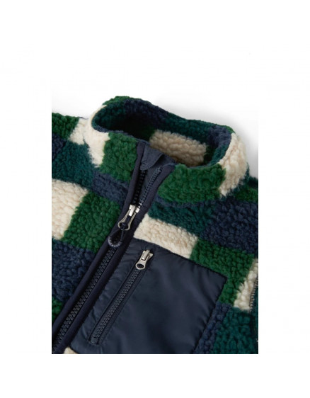 Nolan Pile Jacket Mega Check garden 3