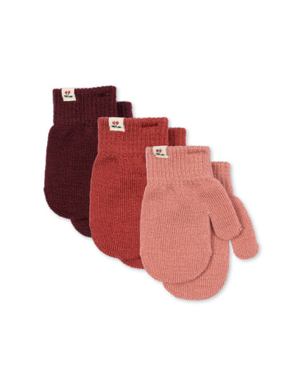 3 Pack Filla Mittens Rose Mix One Size