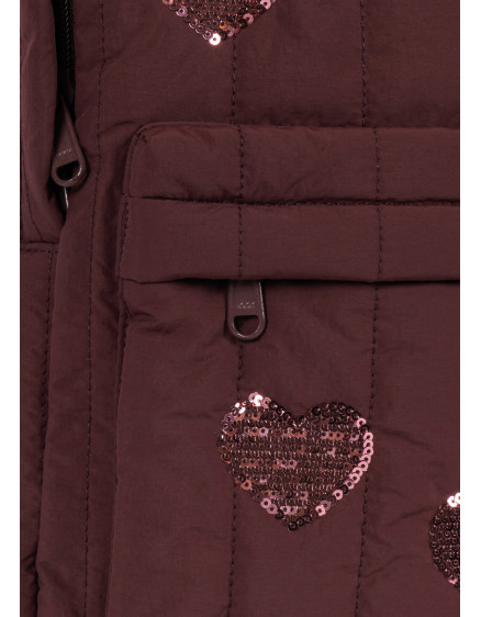 Juno Sequin Backpack Decadent Chocolate 6