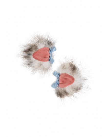 2 Pack Kitty Furry Ear Clip 2