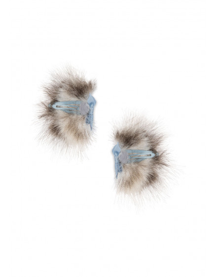 2 Pack Kitty Furry Ear Clip 3