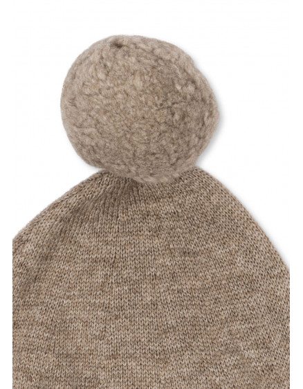 Mattou Knit Helmet Light Brown 2