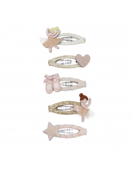 Ballerina Mini hair clips Neutral One Size