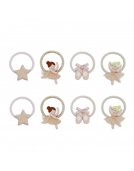 Ballerina Mini Hair Ties Neutral One Size