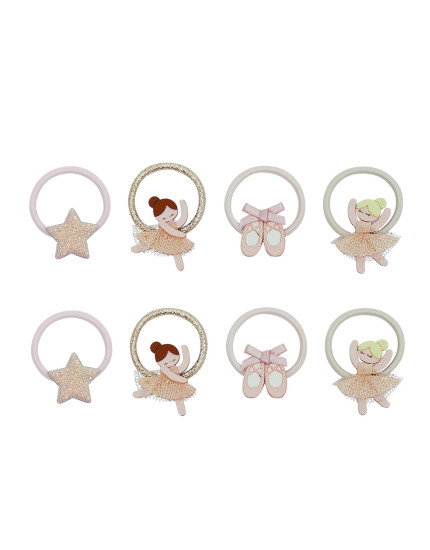 Ballerina Mini Hair Ties Neutral One Size