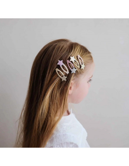 Stellina Mini hair clips Shimmer 3