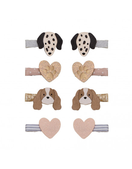 Puppy Love Salon hair clips Neutral