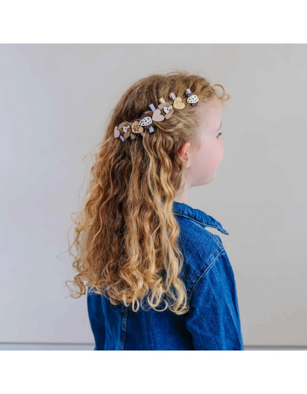 Puppy Love Salon hair clips Neutral 3