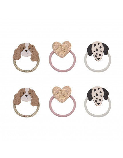 Puppy Love Mini hair ties Neutral One Size