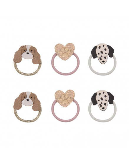 Puppy Love Mini hair ties Neutral