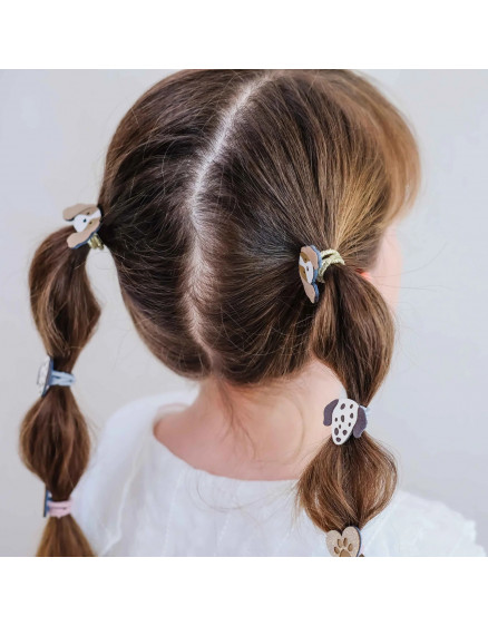Puppy Love Mini hair ties Neutral 2