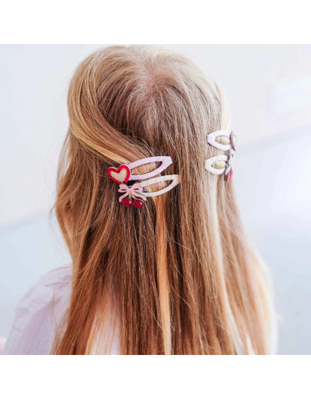 4 х Заколки Fancy Cherries Pink 2