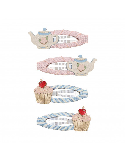 Afternoon Tea hair clips Pink One Size