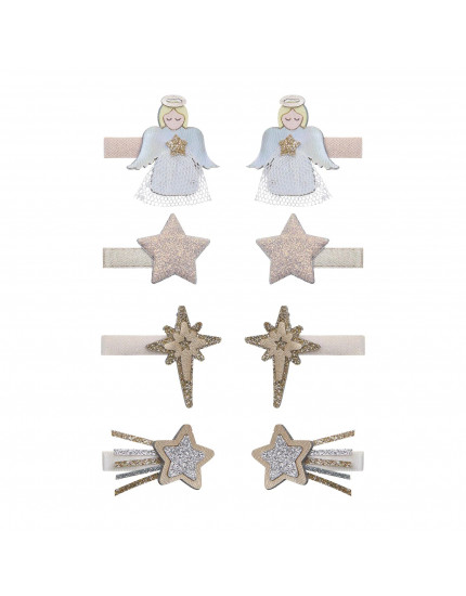 Sparkle angel salon hair clips