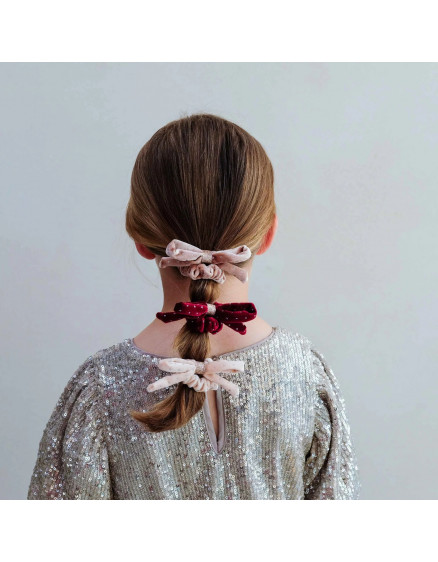 4 х Резинки Velvet Bow Scrunchies 2