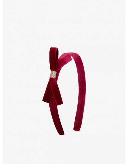 Обруч Violet Bow Velvet Red