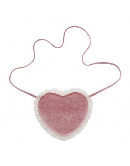 Сумочка Tulle Velvet Heart Pink
