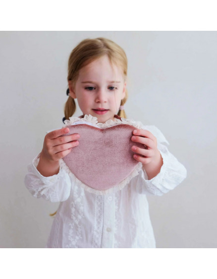 Сумочка Tulle Velvet Heart Pink 3