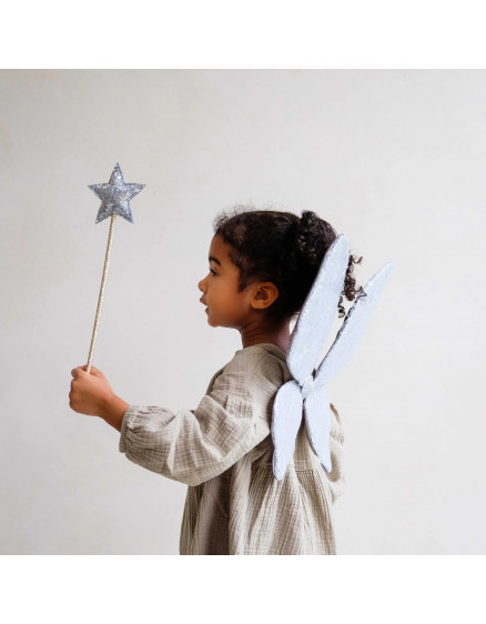 Sequin wand Silver 2