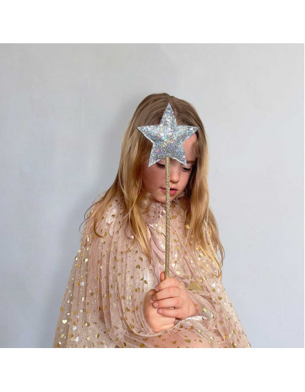 Sequin wand Silver 3