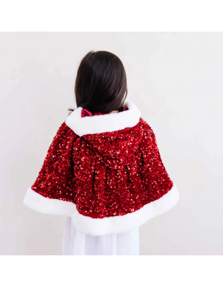 Кейп Red Mrs Claus Sequin 3