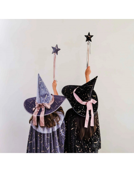 Ethel Velvet Witch cape Black 3