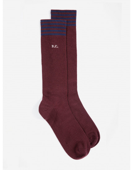 Довгі шкарпетки BC Burgundy Red