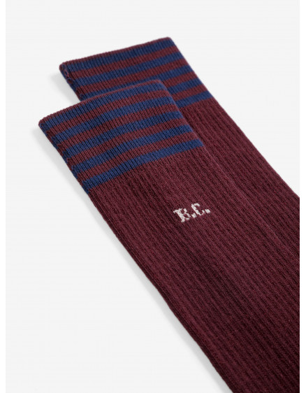 Довгі шкарпетки BC Burgundy Red 3
