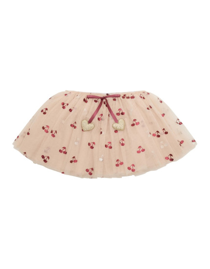 Cherries Tutu Beige One Size