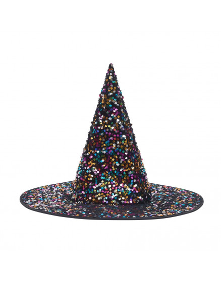 Dazzle Sequin Witch hat Multi