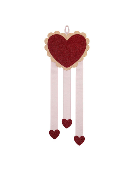 Dreamy Heart wall hanger Pink One Size