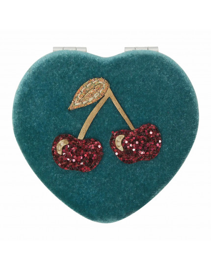 Дзеркальце Cherries Teal