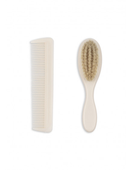 Baby Hairbrush Set Beige 3