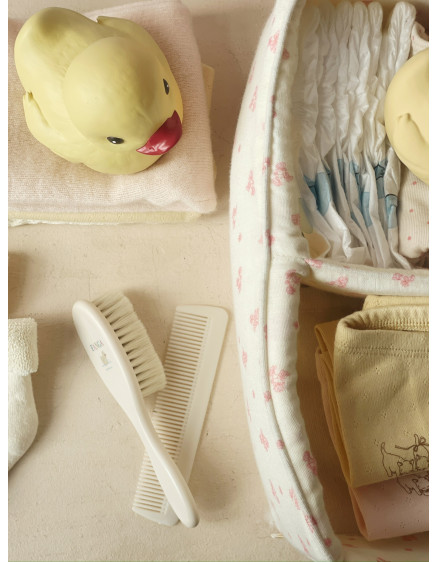 Baby Hairbrush Set Beige 5