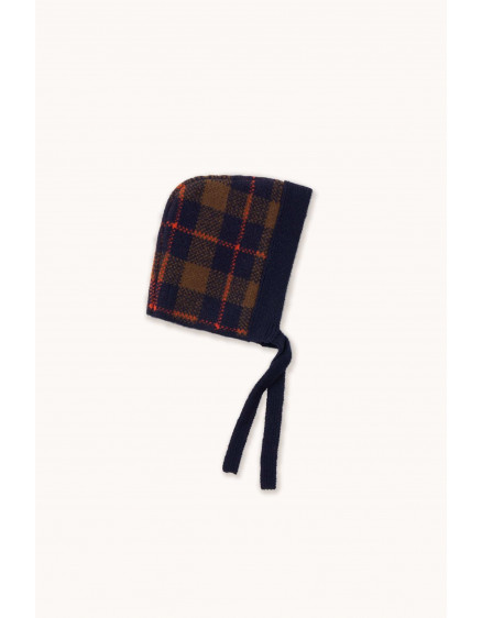 Check Bonnet Base Light Navy 2