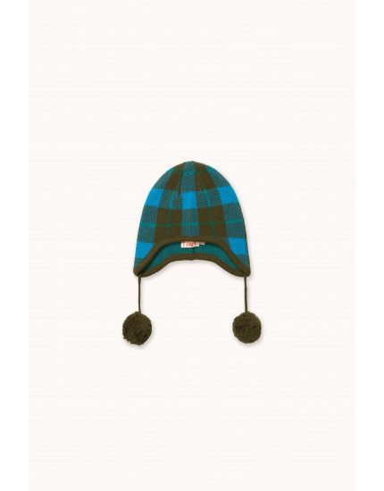 Шапка Baby Check Blue Beanie 9-12M
