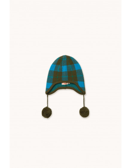 Шапка Baby Check Blue Beanie