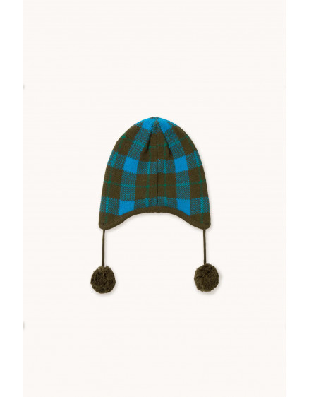 Шапка Kids Check Blue Beanie 2